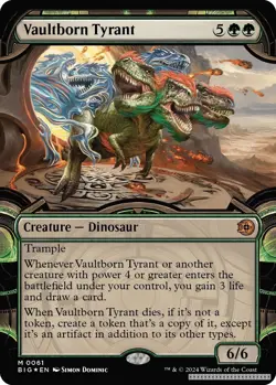 Vaultborn Tyrant (Showcase) (Raised Foil) [BIG - 61] - NM [Foil] TCG MTG - Image 1