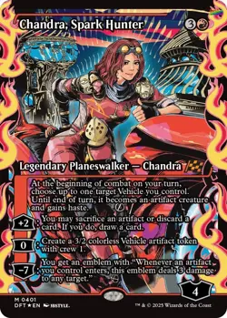 Chandra, Spark Hunter (Showcase) [DFT - 401] - NM [Foil] TCG MTG - Image 1