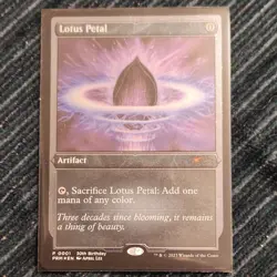 Wizards of the Coast Lotus Petal 30th Birthday Artifact Regular English 2023 - Image 1