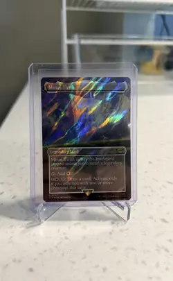 Minas Tirith, R 0752, NM Surge Foil Extended Art, MTG LotR Lord of the Rings LTR - Image 1