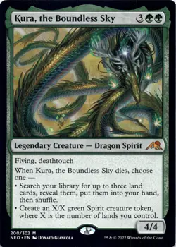 Kura, the Boundless Sky Kamigawa: Neon Dynasty Magic MTG NM - Image 1