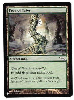 MTG TREE OF TALES THE LIST MIRRODIN COMMON ARTIFACT LAND GREEN NM PAUPER AFFINIT - Image 1