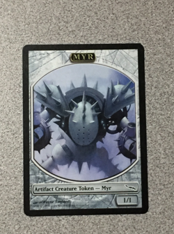 MTG MAGIC THE GATHERING X1 PLAYERS REWARDS MYR TOKEN - MIRRODIN - LP/NM - Image 1