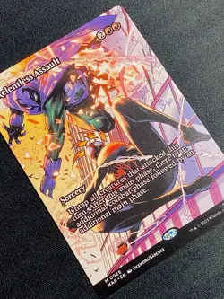 Relentless Assault Borderless M 0025 Spider-Man Marvel MAR MTG NM+ - Image 3