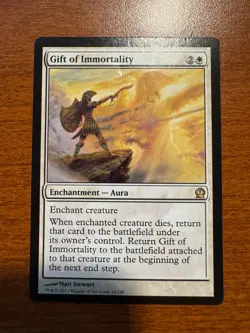 MTG Magic the Gathering Gift of Immortality (14/260) Theros MP - Image 1