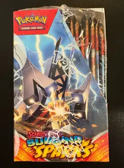 Pokemon TCG Scarlet & Violet Surging Sparks Booster Box factory sealed - Image 2