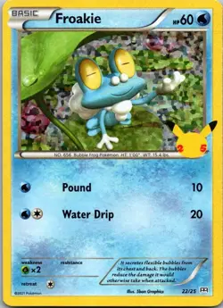 Froakie 022/025 P McDonald's 25th Anniversary Promos Pokemon NM - Image 1