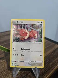 Eevee SWSH175 Black Star Promo Holo Pokemon TCG Card - Image 1