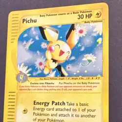 Pichu 022/165 Expedition Base Set Holo Rare Pokemon TCG Card English - Image 2
