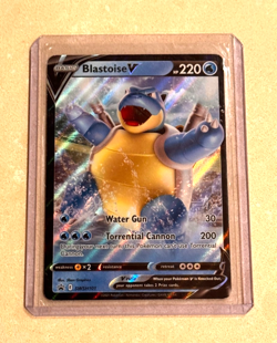Pokemon Card Blastoise V SWSH101 PTCG SWSH: Sword & Shield Promo Cards - Holo NM - Image 2