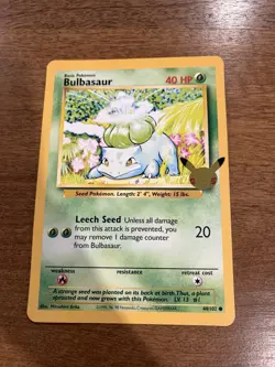 Pokemon TCG CELEBRATIONS 25th Anniversary Kanto First Partner Pack Jumbo Promo - Image 5