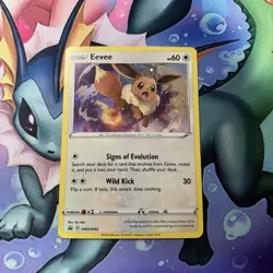 Eevee SWSH042 Holo Promo Sword & Shield Promo Pokemon Holo Near Mint - Image 1