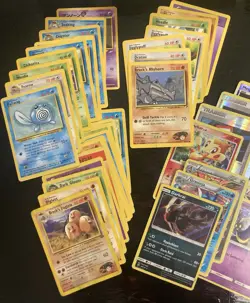 Damaged Pokemon Card Lot WOTC Black White XY 500+ - Image 3
