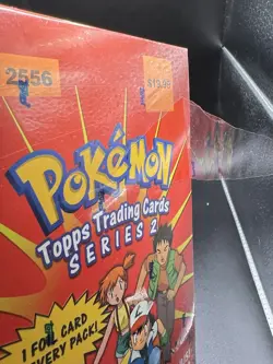 Pokemon Topps Series 2 Booster Box 10 Packs #2556 Hobby + Bonus Pack SEALED! RIP - Image 2