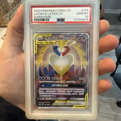 Pokemon 2023 TCG Chinese Latias & Latios GX CSM2aC 175/150 SR PSA 10 - Image 1