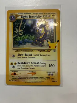 Light Toxtricity SWSH137 - 25th Celebrations Black Star Promo - Pokemon TCG - Image 3