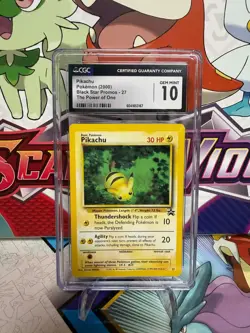 CGC 10 Pikachu 27 Black Star Promo - The Power of One - Pokemon TCG - SHIPS FAST - Image 1
