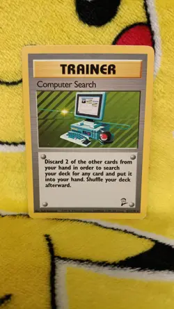 Vintage 1999-2000 Pokemon Base Set 2 Computer Search NM - Image 1