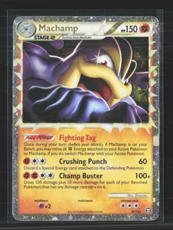 Pokemon 2010 Triumphant Machamp #95/102 - Image 1