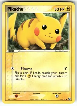 Pikachu 74/112 FireRed & LeafGreen LP Pokemon Card TCG - Image 1
