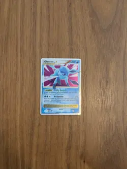 2008 Pokemon Glaceon LV.X 98/100 Holo Rare SWIRL LP/NM Majestic Dawn - Image 1