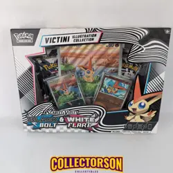 Pokemon Black Bolt & White Flare Victini Illustration Collection Box SV (SEALED) - Image 1