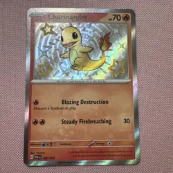Pokemon Shiny Charmander 109/091 NM Shiny Paldean Fates baby Shiny English TCG - Image 4