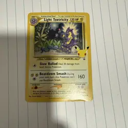 Light Toxtricity SWSH137 Ultra Rare Holo Celebrations Promo Pokemon TCG NM - Image 1