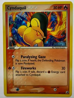 Cyndaquil 54/115 Pokemon Unseen Forces Reverse Holo Stamped NM - Image 1