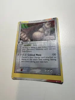 Pokemon TCG Slaking Holo Rare Misprint/Miscut VERY RARE - Image 1
