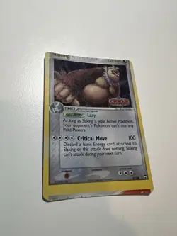 Pokemon TCG Slaking Holo Rare Misprint/Miscut VERY RARE - Image 2