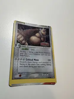 Pokemon TCG Slaking Holo Rare Misprint/Miscut VERY RARE - Image 4