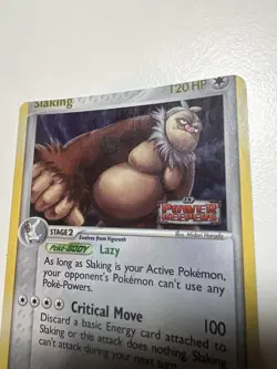 Pokemon TCG Slaking Holo Rare Misprint/Miscut VERY RARE - Image 5