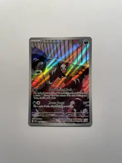 Houndour 204/197 Illustration Rare Obsidian Flames Pokemon Holo NM - Image 1