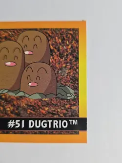 1999 Artbox Pokemon Sticker Series 1 #51 DUGTRIO Rare HTF - Image 4