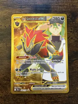Pokemon TCG N's Zoroark ex 189/159! NM Journey Together - Image 1