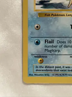 Pokemon TCG Magikarp 35/102 *Shadowless* Base Set English 1999 LP - Image 2