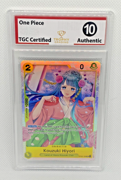 One Piece TCG Kouzuki Hiyori OP06‑108 TGC 10 Authentic Slab Wing of the Captain - Image 1