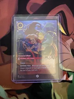 Disney Lorcana TCG Ariel Adventurous Collector Enchanted Card 232/204 - Image 1
