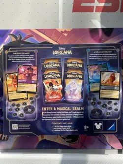 NEW Disney Lorcana: First Chapter Target Bundle Gift Box - 6 Boosters IN HAND - Image 2