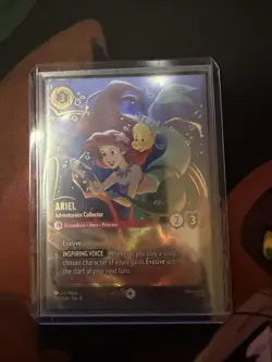 Disney Lorcana Fabled Set 9 - Ariel - Adventurous Collector - Enchanted 232/204 - Image 1