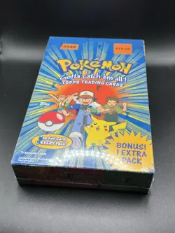 Pokemon 1999 TOPPS TV Animation Box - 11 packs - Factory Sealed - Image 3