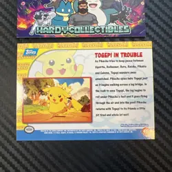 1999 Topps Pokemon Movie Edition #46 Togepi in Trouble Rainbow Foil 1st Print LP - Image 5