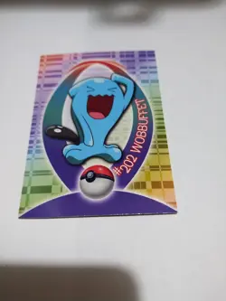 POKEMON 2001 TOPPS JOHTO LEAGUE CHAMPIONS STICKER Wobbuffet 202 41 Of 62 - Image 1