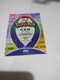 POKEMON 2001 TOPPS JOHTO LEAGUE CHAMPIONS STICKER Wobbuffet 202 41 Of 62 - Image 4