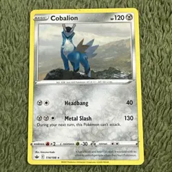 Holo Cobalion 114/198 Chilling Reign Pokemon TCG - Image 1