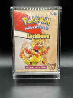 Pokemon Fossil Lockdown Theme Deck 1999 Wizards of the Coast NEW SEALED W CASE - Image 1