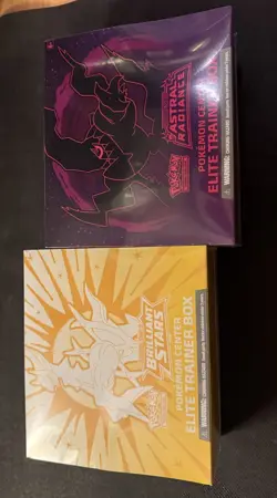 Sword & Shield-Astral Radiance AND Brilliant Stars Pokemon Center ETB Auction! - Image 1