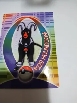 2001 Topps Pokemon Glossy Johto League Champions Sticker #229 Houndoom 24 Of 37 - Image 1