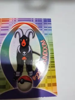 2001 Topps Pokemon Glossy Johto League Champions Sticker #229 Houndoom 24 Of 37 - Image 2